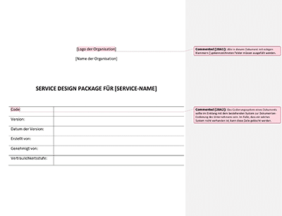 Service Design Package (ISO 20000) - 20000Academy