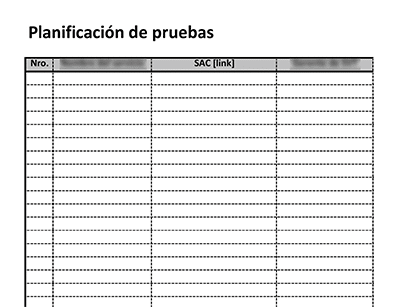Planificación de pruebas (ISO 20000) - 20000Academy