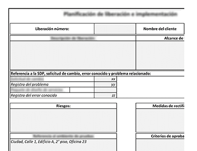 Planificación de liberación e implementación (ISO 20000) - 20000Academy