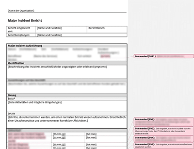 Major Incident Bericht (ISO 20000) - 20000Academy