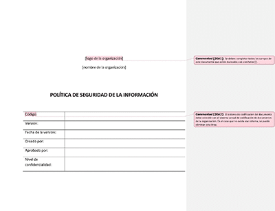 Política de Seguridad de la Información (ISO 20000) - 20000Academy