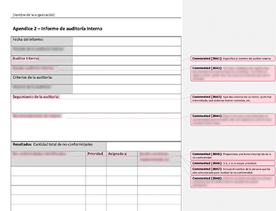 Informe auditoria interna (ISO 20000) - 20000Academy
