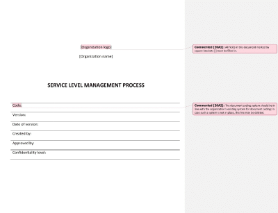 Service Level Management Process (ISO 20000) - 20000Academy