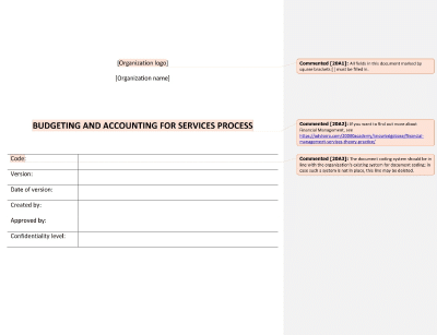 Budgeting and Accounting for Services Process (ISO 20000) - 20000Academy