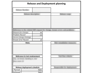 Release and Deployment Plan (ISO 20000) - 20000Academy
